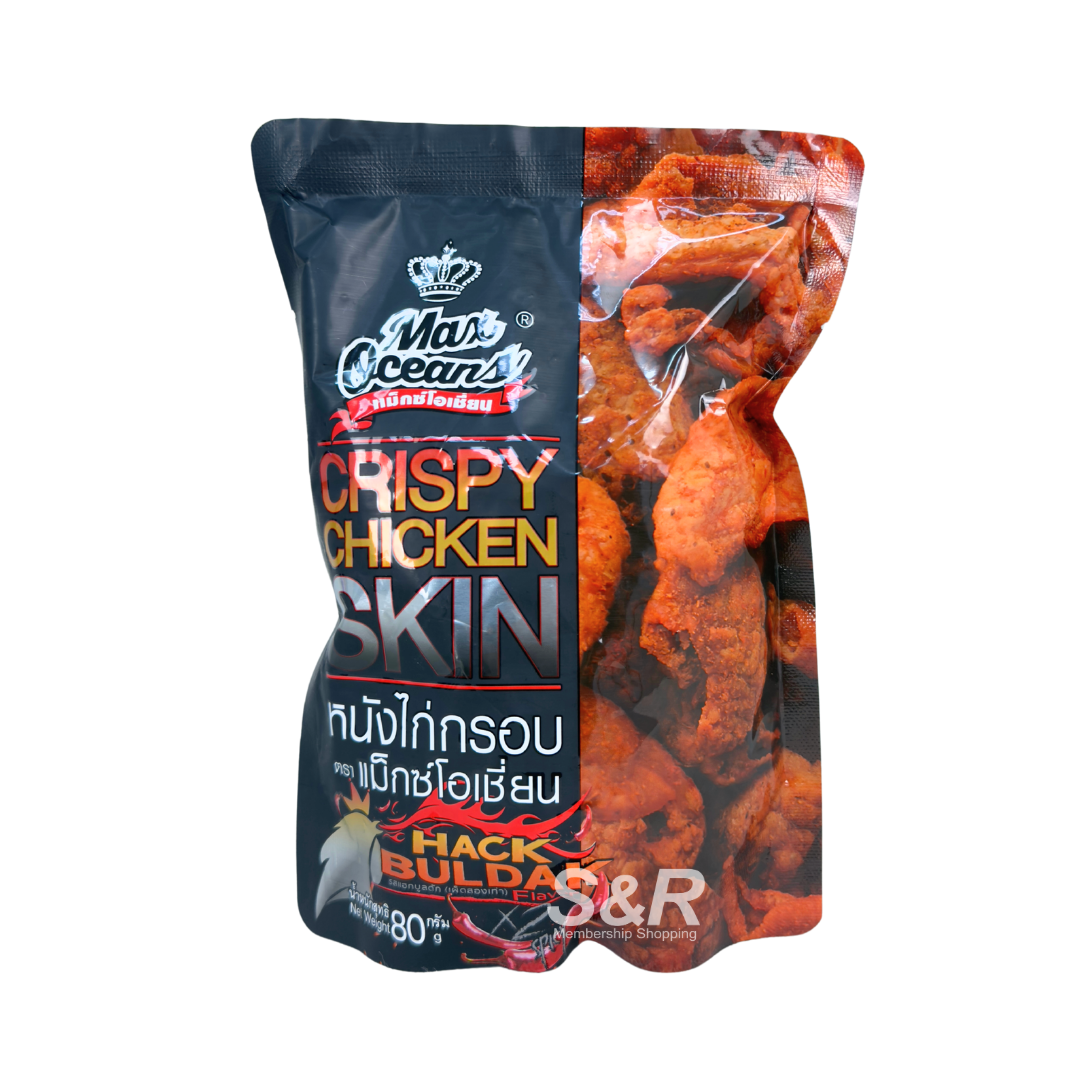 Max Oceans Crispy Chicken Skin Hack Buldak Flavor 80g Max Oceans Crispy Chicken Skin Hack Buldak Flavor 80g
